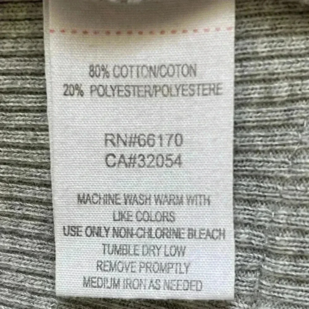 Vintage Free People Gray Zip Up Sweatshirt Size L